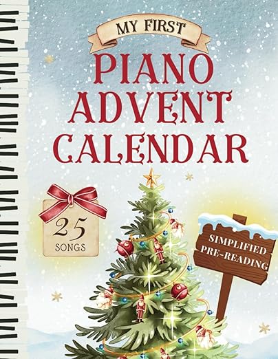 Cover of MY FIRST PIANO ADVENT CALENDAR (Pre-reading)