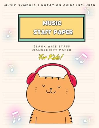 Cover of MUSIC STAFF PAPER